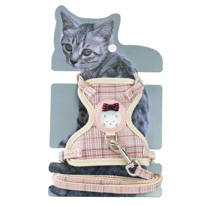Pet Cat Harness And Leash Set Breathable
