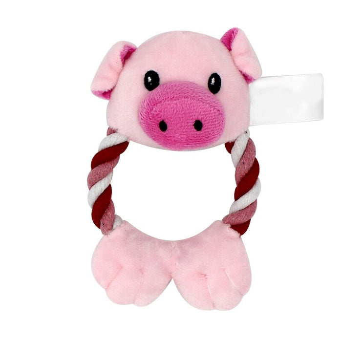 Pet Dog Funny Stuffed Plush Duck Pig Elephant Toys