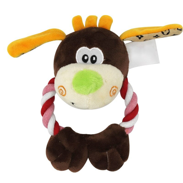 Pet Dog Funny Stuffed Plush Duck Pig Elephant Toys