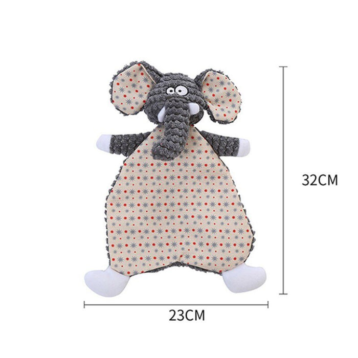 Pet Dog Funny Stuffed Plush Duck Pig Elephant Toys