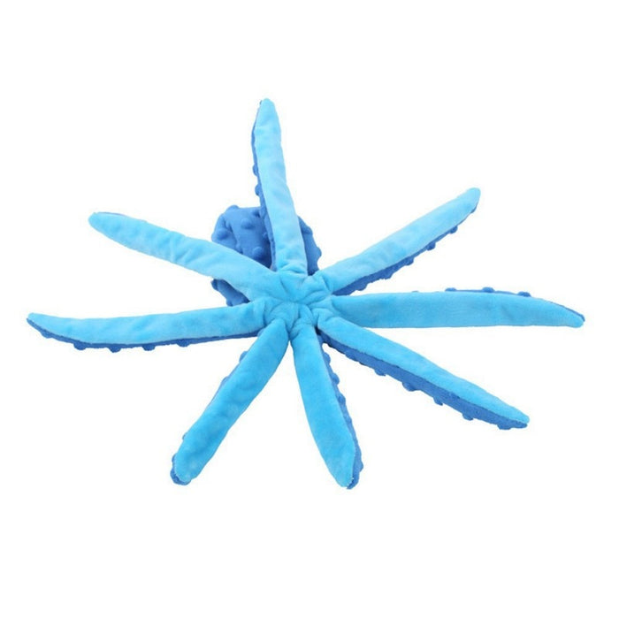 8 Legs Octopus Soft Stuffed Plush Squeaky Dog Toy