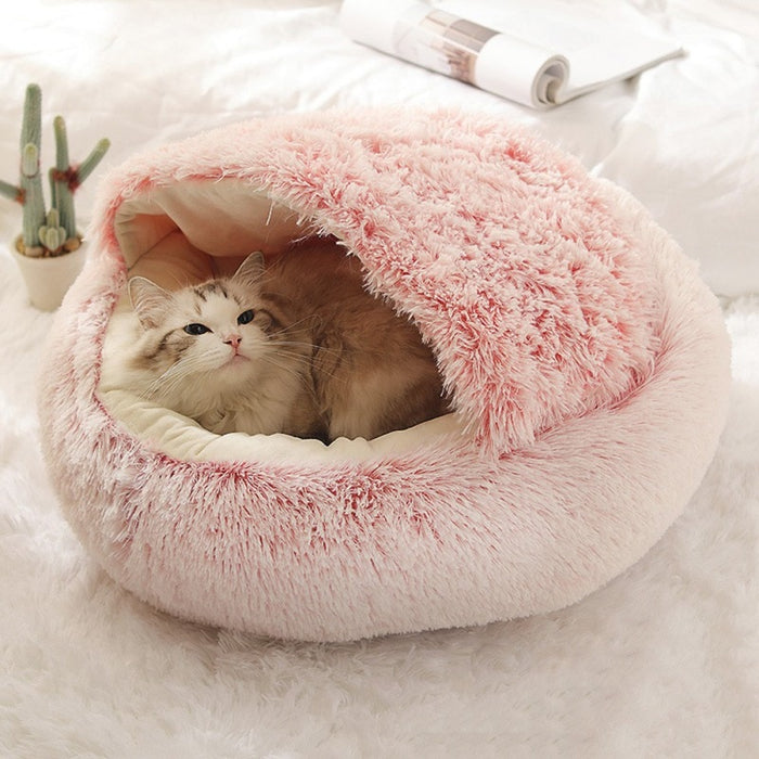 Pet Cat Round Nest Super Soft Bed
