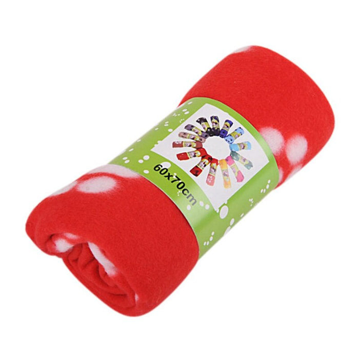 Pet Dog Sleep Warm Paw Print Mat towel