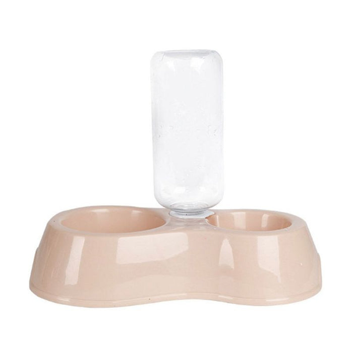 Pet Cat Bowl Water Dispenser 2-in-1 Automatic