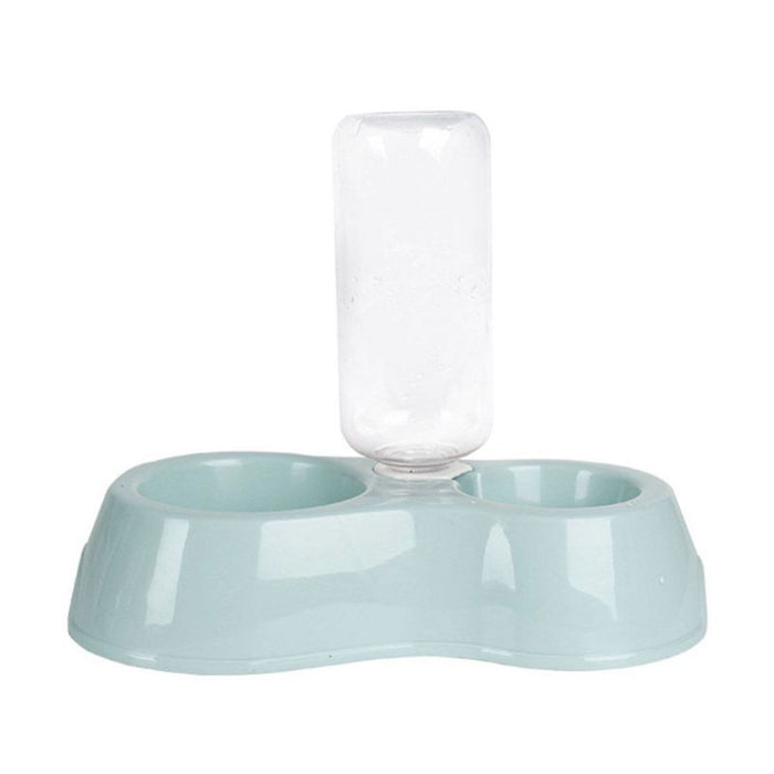 Pet Cat Bowl Water Dispenser 2-in-1 Automatic