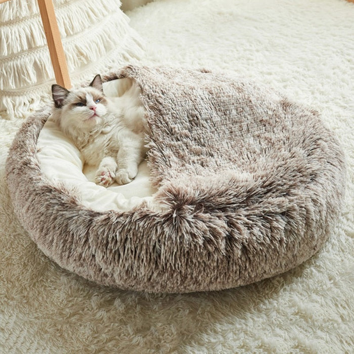 Pet Cat Round Nest Super Soft Bed