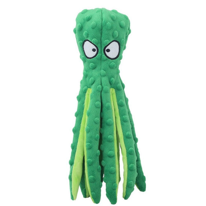 8 Legs Octopus Soft Stuffed Plush Squeaky Dog Toy