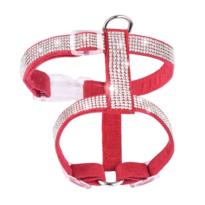 Pet Dog Bling Rhinestone Harness