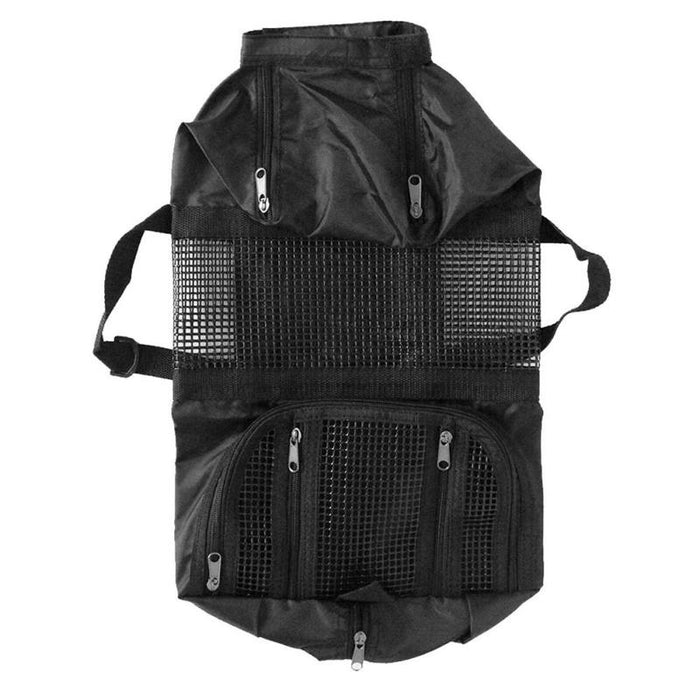 Pet Cat Adjustable Mesh Grooming Bath Bag