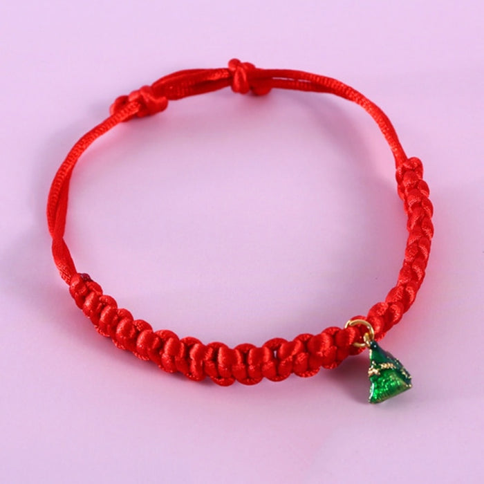 Pet Cat Chinese Style Red Collar Rope