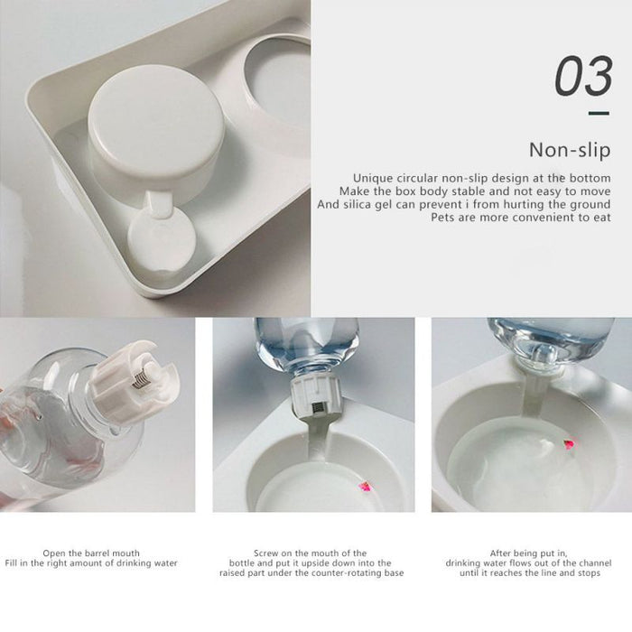 Pet Cat Drinking Bowl Automatic