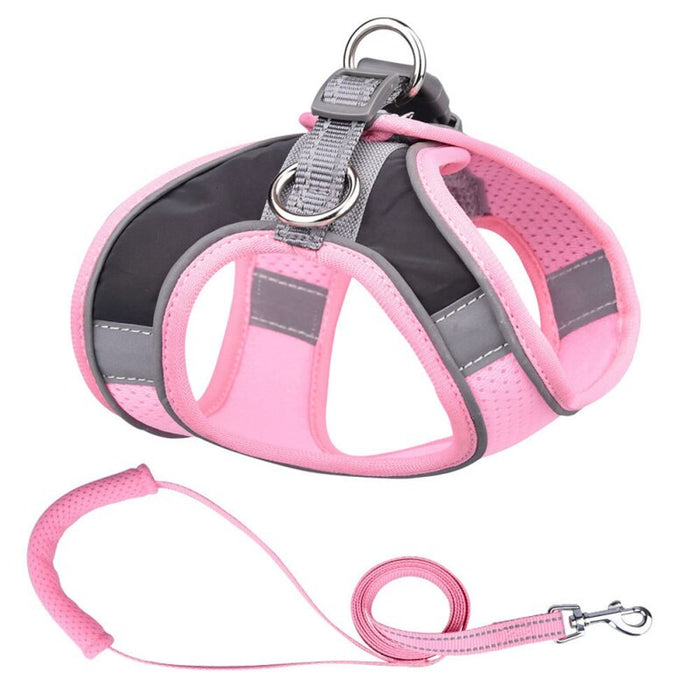 Pet Dog Harnesses Vest Leash Set Adjustable