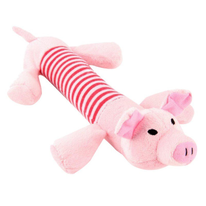 Pet Dog Funny Stuffed Plush Duck Pig Elephant Toys