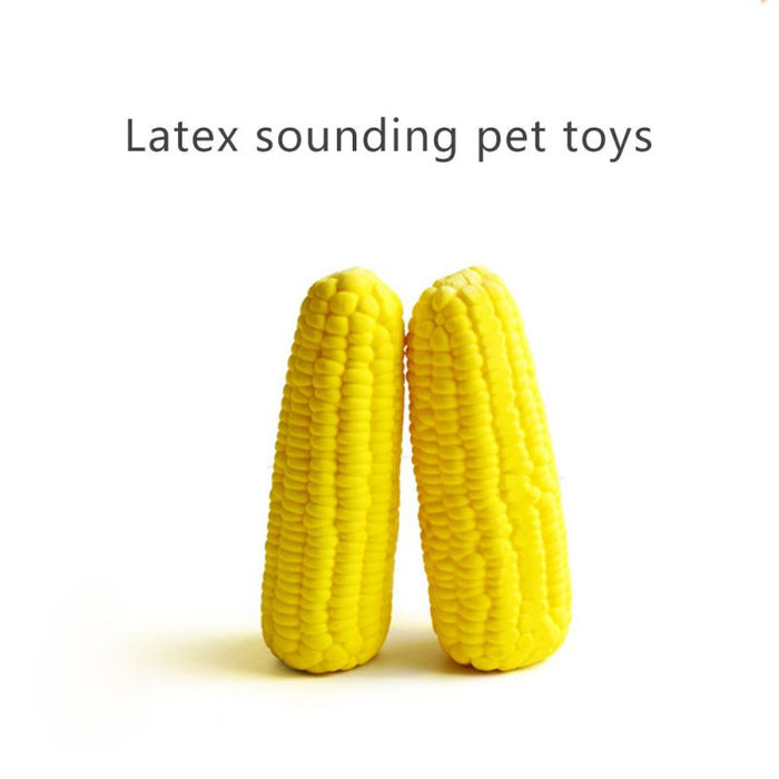 1Pcs Pet Dog Simulation corn Squeaky Chew Toy