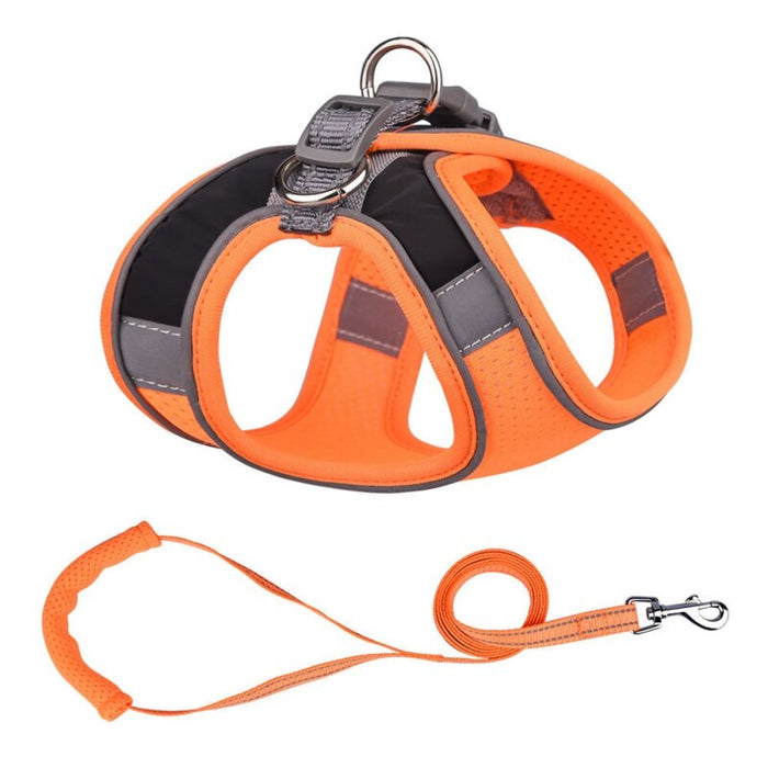 Pet Dog Harnesses Vest Leash Set Adjustable
