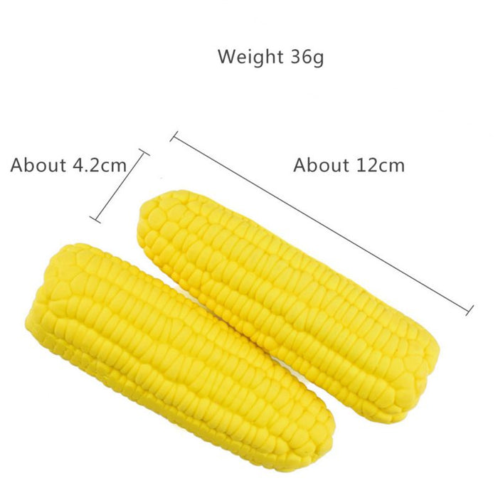 1Pcs Pet Dog Simulation corn Squeaky Chew Toy