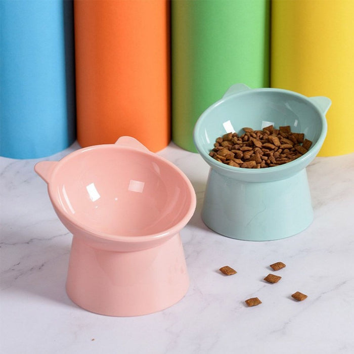Pet Cat Bowl with Raised Stand