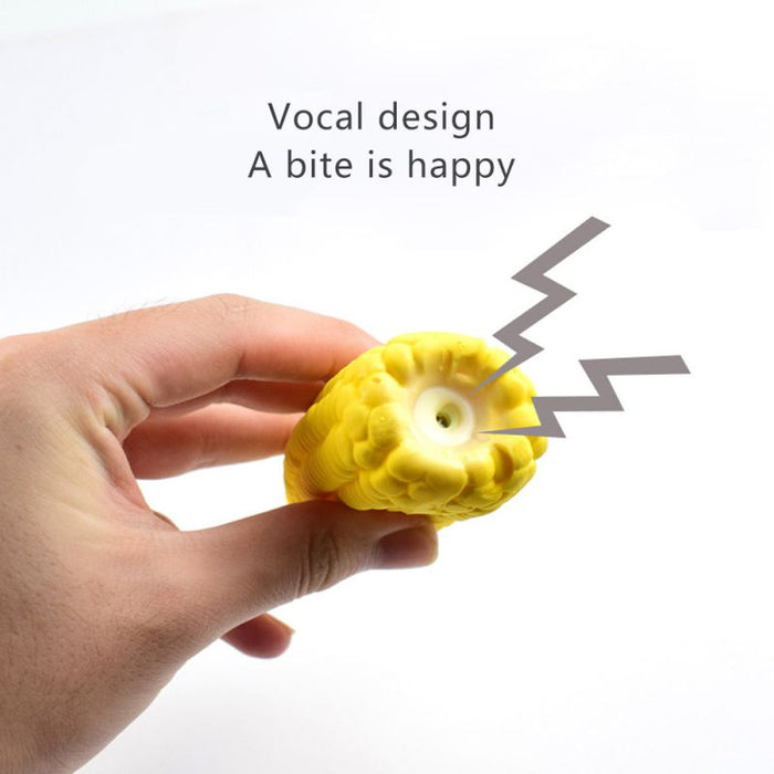 1Pcs Pet Dog Simulation corn Squeaky Chew Toy