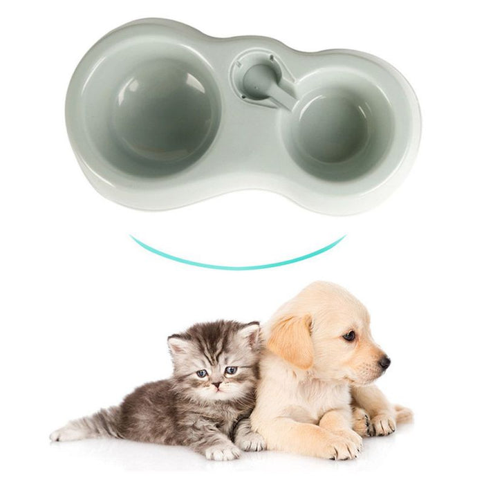 Pet Cat Bowl Water Dispenser 2-in-1 Automatic