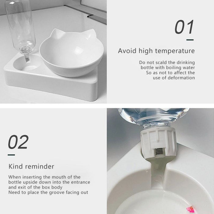 Pet Cat Drinking Bowl Automatic