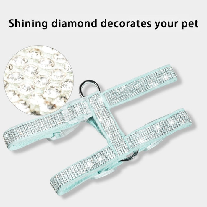 Pet Dog Bling Rhinestone Harness