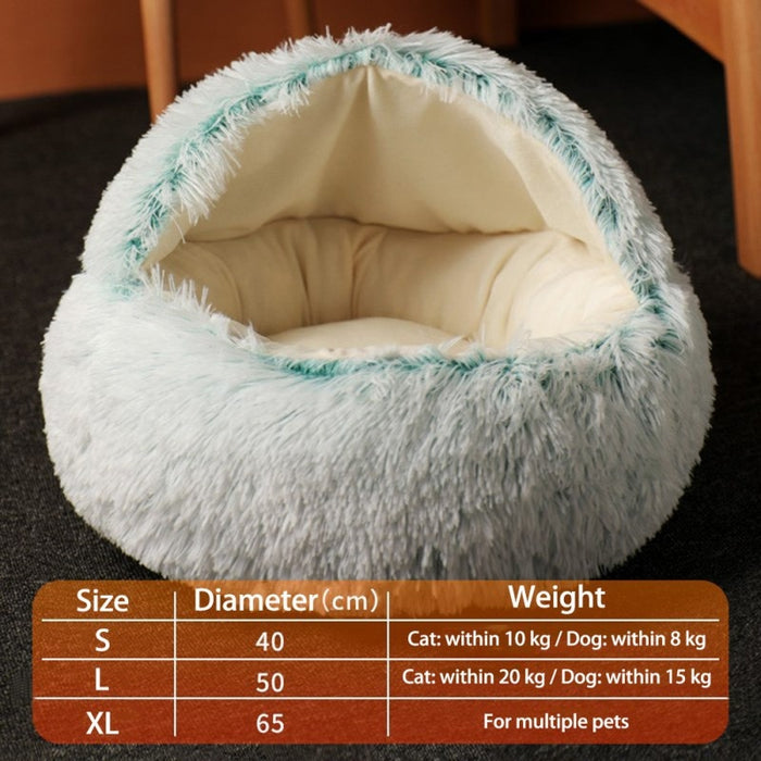 Pet Cat Round Nest Super Soft Bed