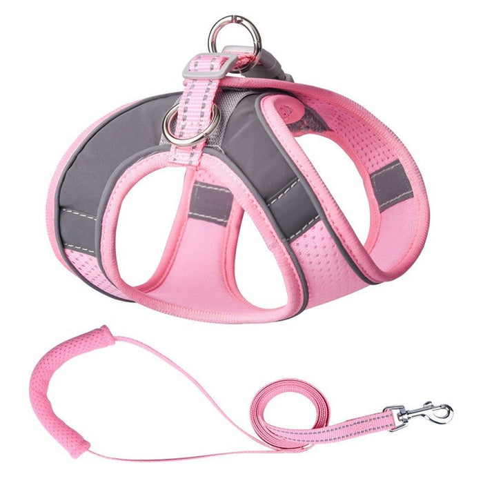 Pet Dog Harnesses Vest Leash Set Adjustable