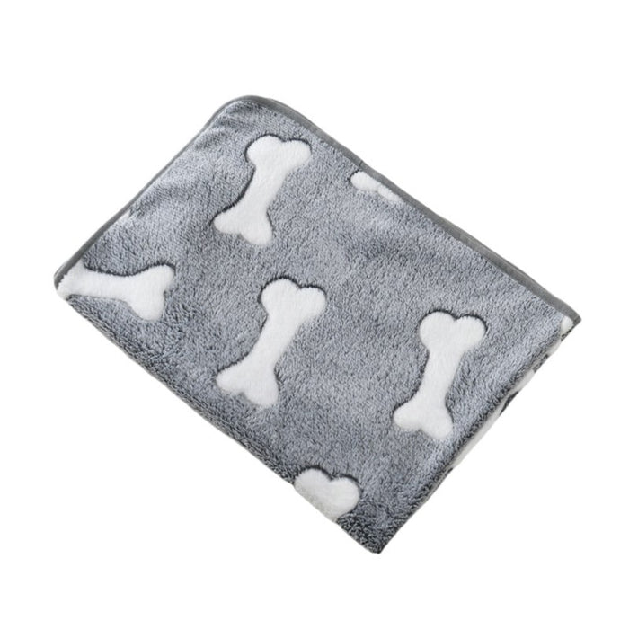 Pet Dog Bed Blanket Soft Fleece