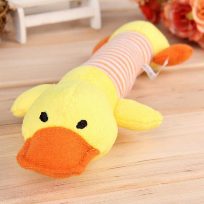 Pet Dog Funny Stuffed Plush Duck Pig Elephant Toys