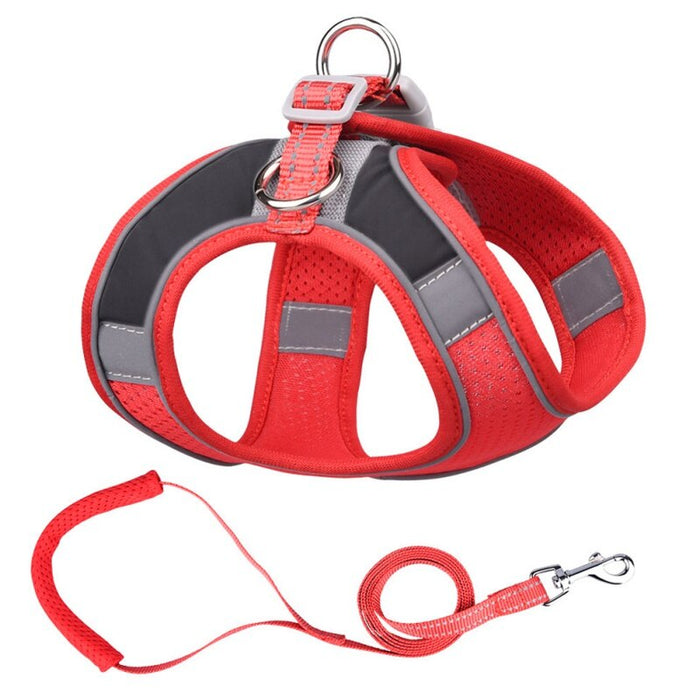 Pet Dog Harnesses Vest Leash Set Adjustable