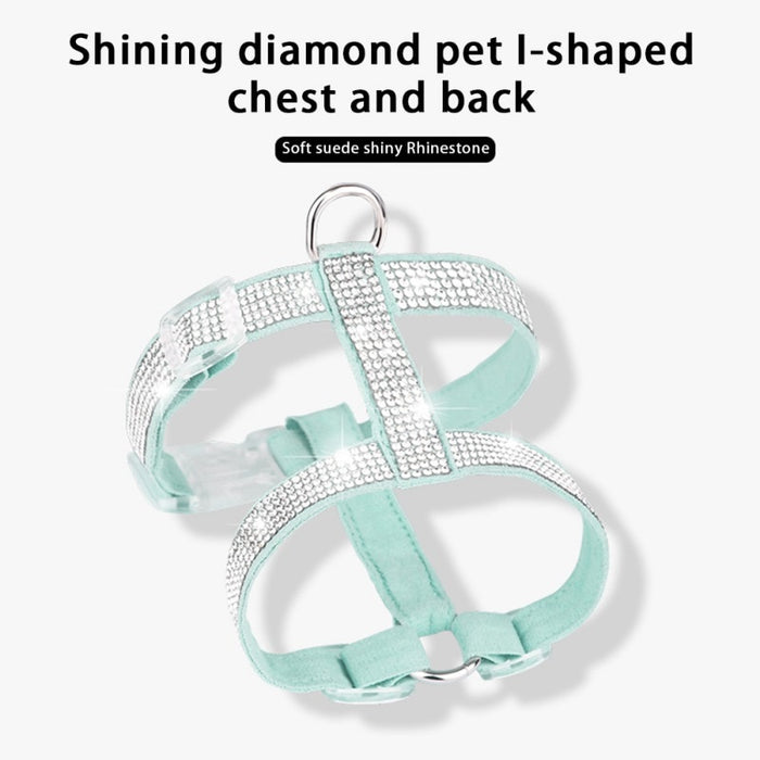 Pet Dog Bling Rhinestone Harness