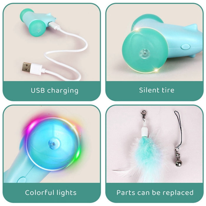 Pet Cat Interactive Feather Toys