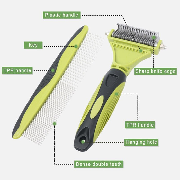 Pet Dog Hair Removal Comb Brush