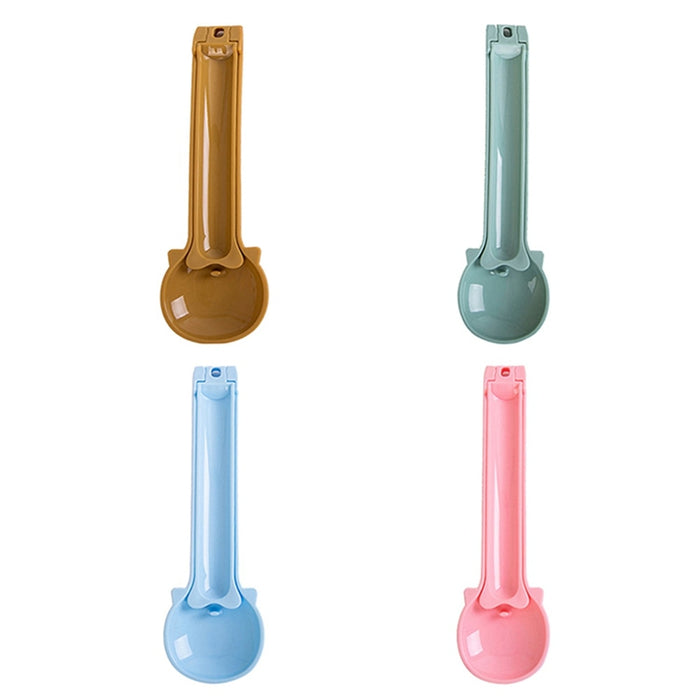 Pet Cat Can Spoon Puppy Feeding