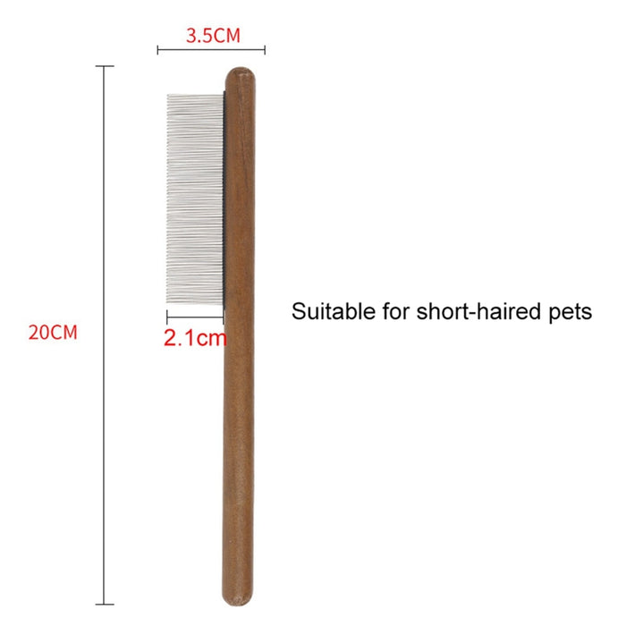 Pet Cat Comb Walnut