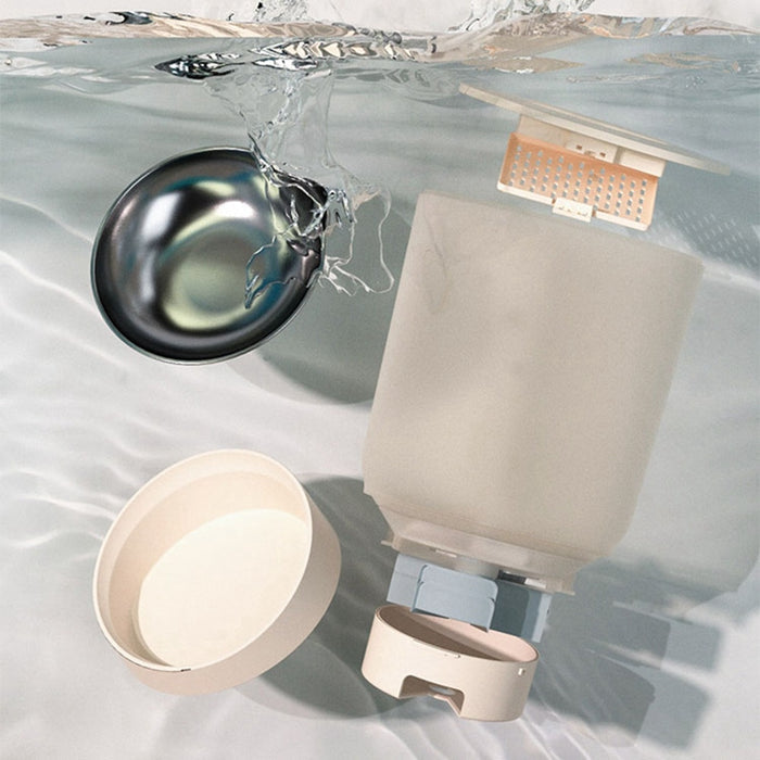 4L Voice Call Pet Cat Feeder Button Version Dispenser