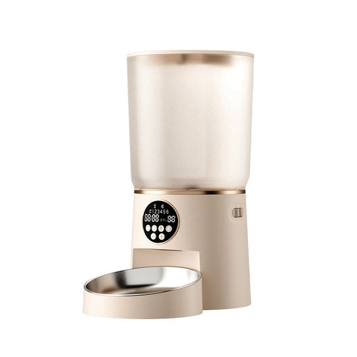 4L Voice Call Pet Cat Feeder Button Version Dispenser