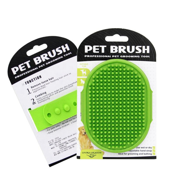 Pet Dog Bath Brush Comb Rubber Glove
