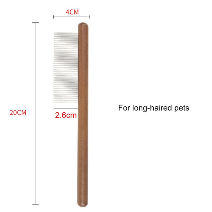 Pet Cat Comb Walnut