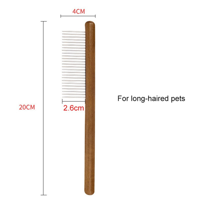 Pet Cat Comb Walnut