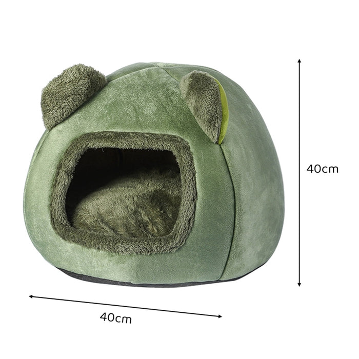 Pet Cat Cute Washable Cave Nest Bed
