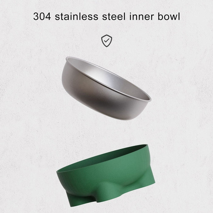 Pet Dog Bowl Stainless Steel Non Slip