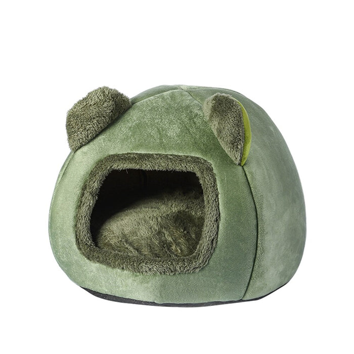Pet Cat Cute Washable Cave Nest Bed