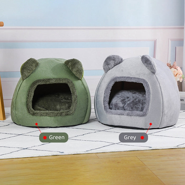 Pet Cat Cute Washable Cave Nest Bed