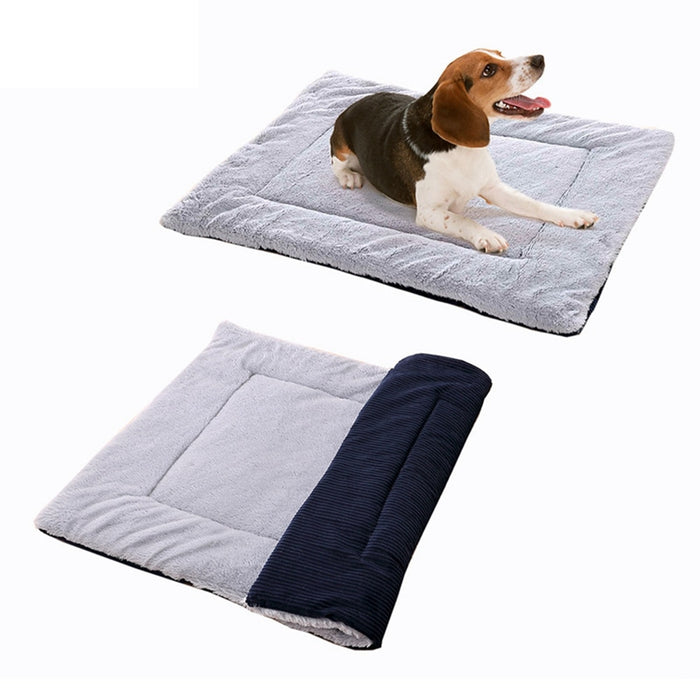 Square Pet Dog Bed Double-sided Mat