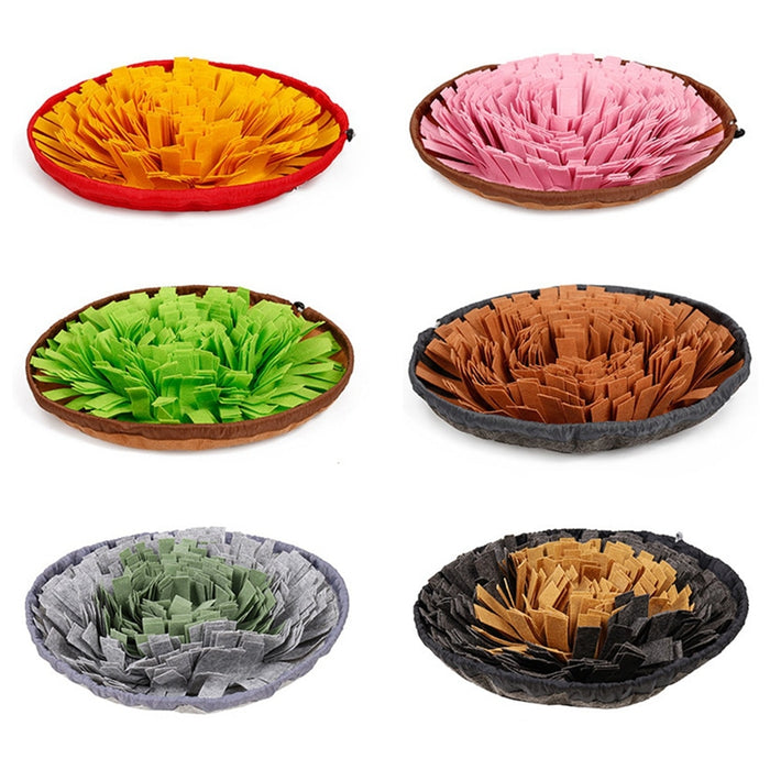 Pet Dog Snuffle Mat Nose Smell Training Sniffing Pad Toy