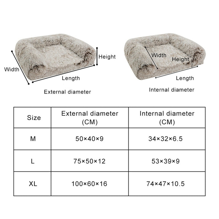 Pet Dog Bed Sofa Fluffy