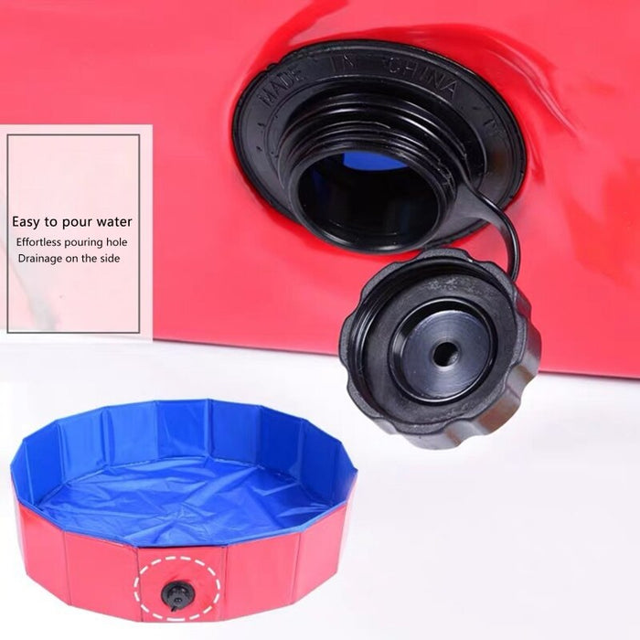 Foldable Pet Dog Bed Swimming Pool Portable