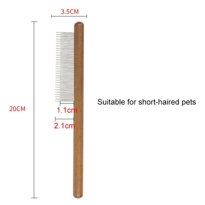 Pet Cat Comb Walnut