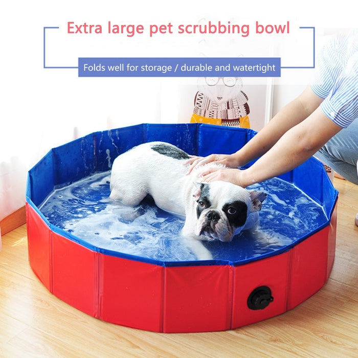 Foldable Pet Dog Bed Swimming Pool Portable